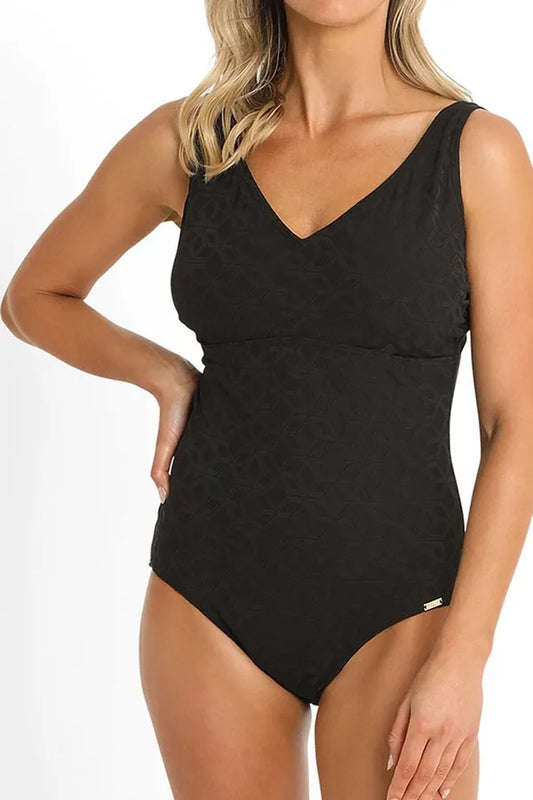 Jantzen : Prism F-G Contour One Piece - Black