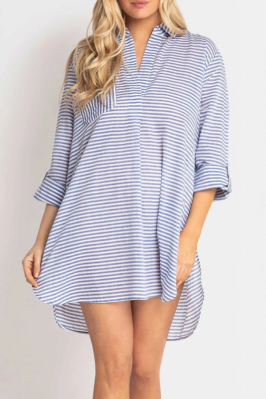 Sunseeker: Summer Stripe Painters Shirt