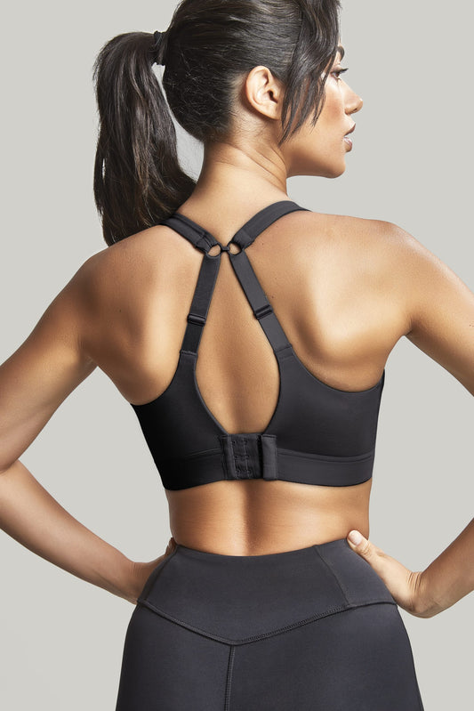 Panache: Black Endurance Non-Padded Wired Sports Bra