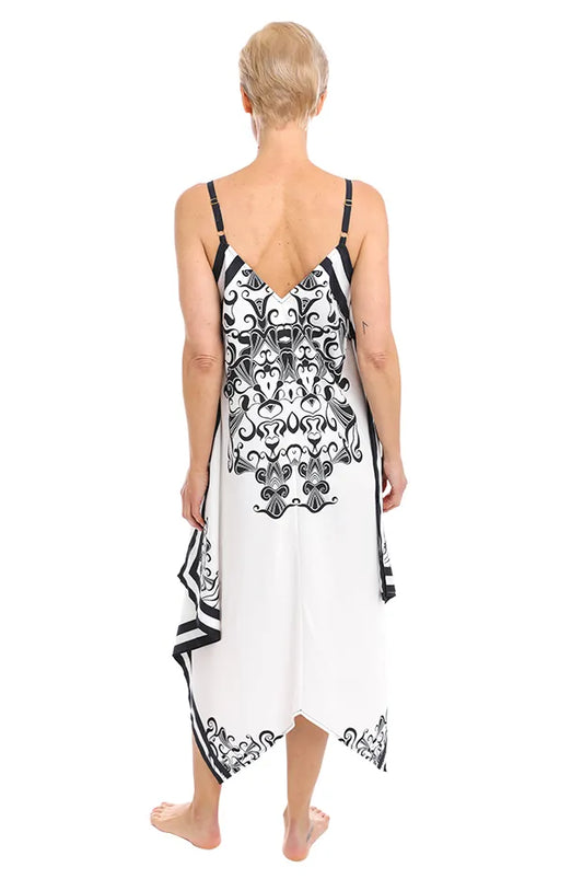 Togs: Gorgeous Throw Over Scarf Dress Ink