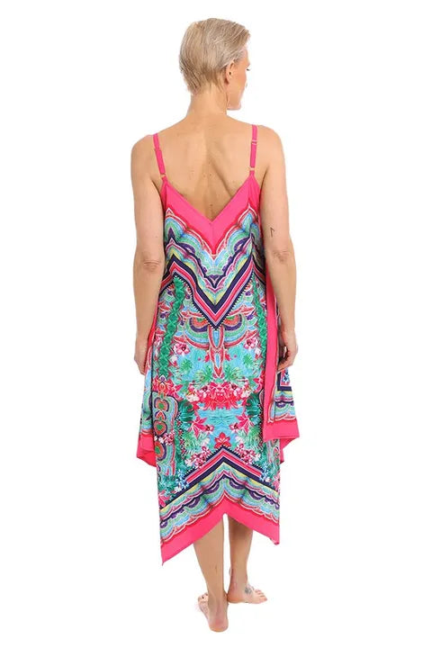 Togs: Gorgeous Throw Over Scarf Dress Laguna
