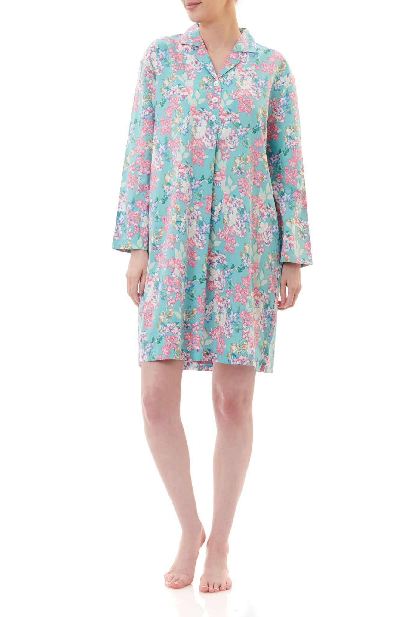 Givoni: Short Sleep Shirt with Long Sleeves. 'Naomi'