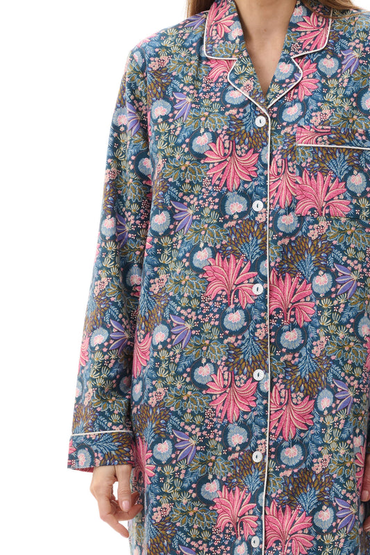 Givoni: Cassidy Short Sleepshirt Button up