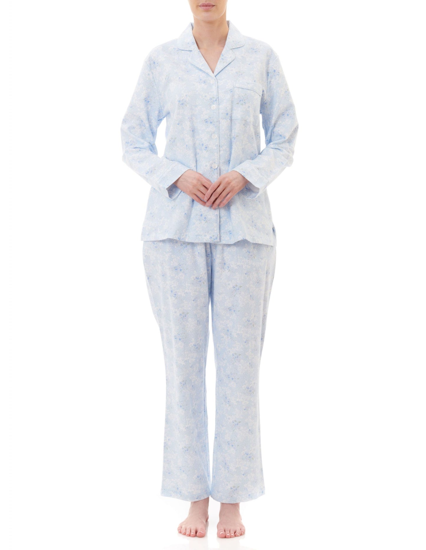 Givoni: Long Pyjama Self Piping. Elastic Waist Pant. 'Jewel'