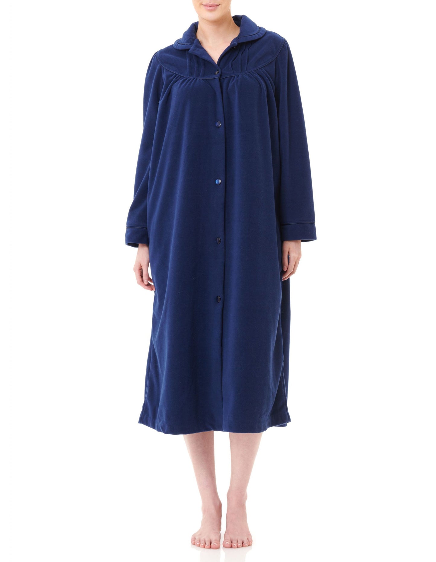 Givoni: Mid Length Gown. Button Front. 'GBRoyal'