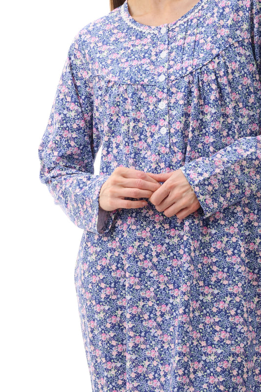 Givoni: Becky Short Nightie with Yoke & and Pintucks