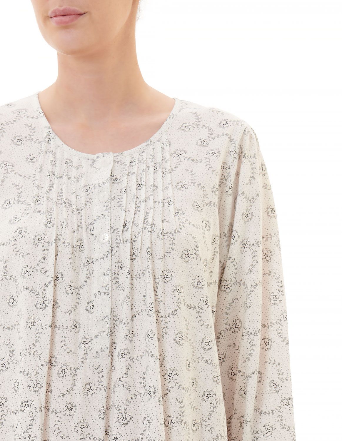 Givoni: Short Nightie with Half Sleeves. 'Sierra'