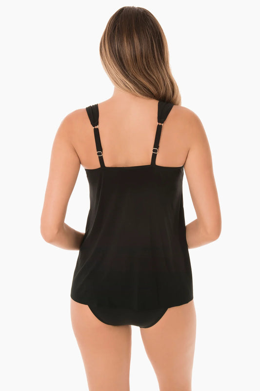Miraclesuit: Razzle Dazzle Underwire Tankini Top DD Cup