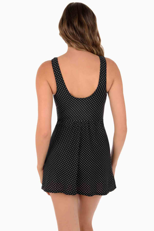 Miraclesuit: Pin Point Marais One Piece Swim Dress