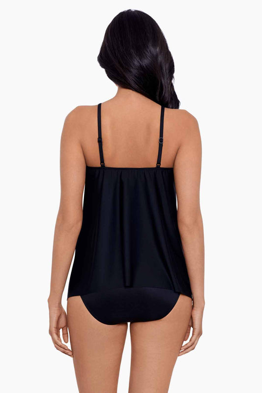 Miraclesuit: Precioso Peephole Tankini Top DD Cup