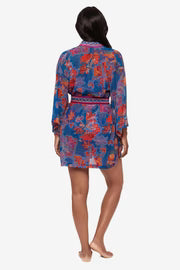 Miraclesuit: Kimono Cover Up in Decoupage