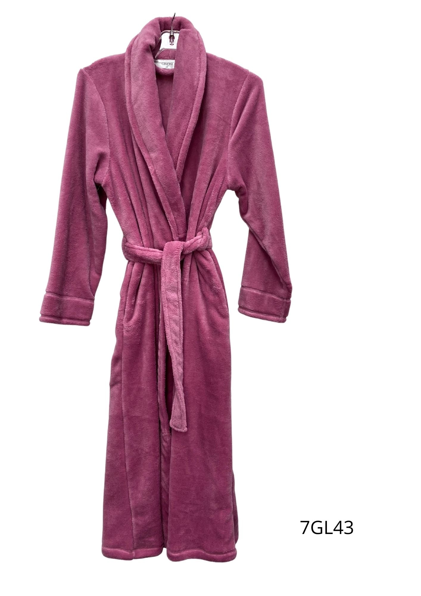 Givoni: Long Length Wrap with Collar Waist Belt NAVY