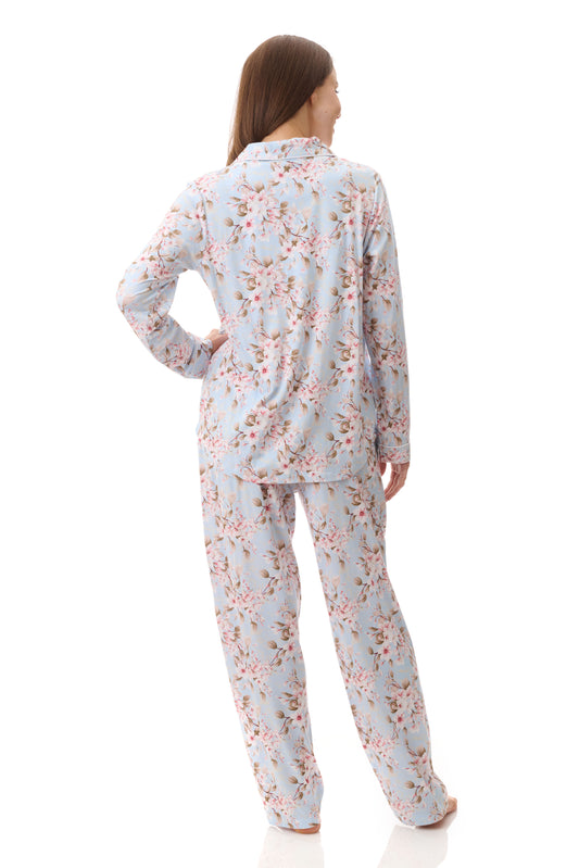 GIVONI: LB Demi Print Detail Collared Pyjama