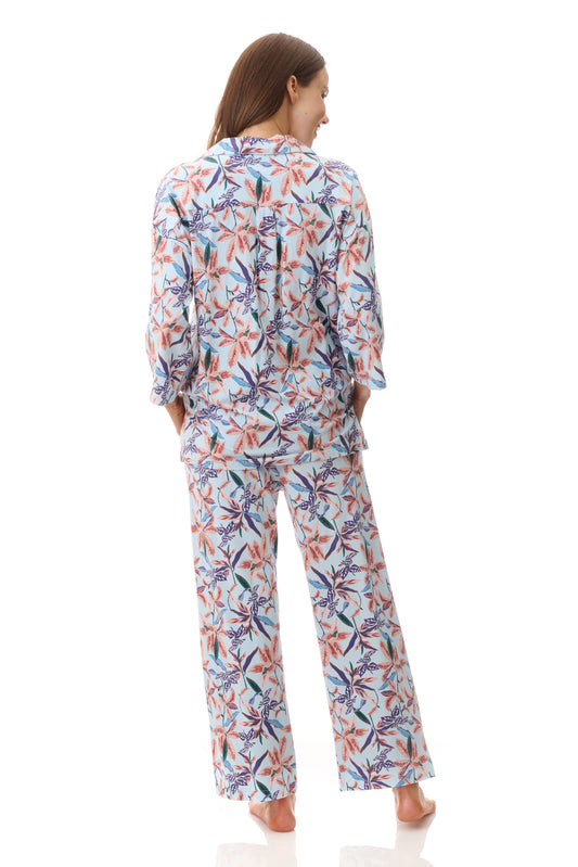 GIVONI: LB Rylie Print Detail Collared Pyjama