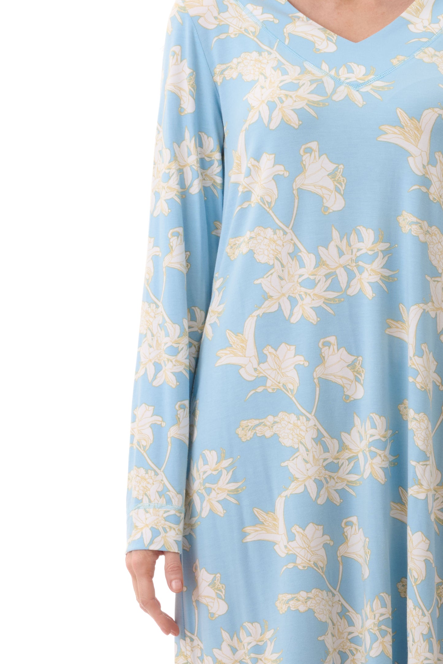 GIVONI: LG Gia Print Short Nightie