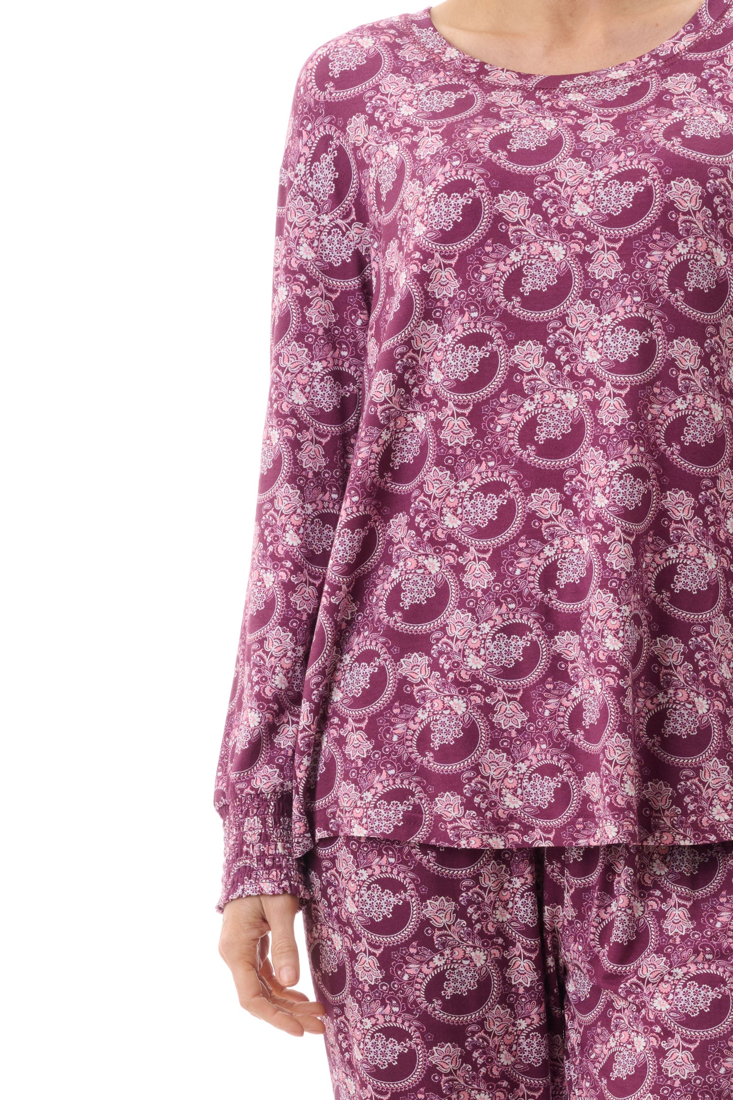 GIVONI: LG Chloe Print Detail Ski Pyjama