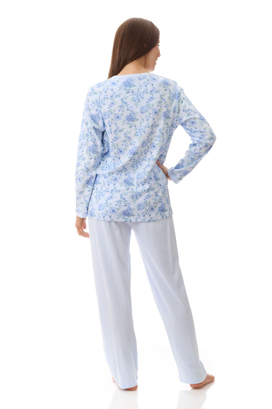 GIVONI: LK Mira Print Detail Long Pyjama