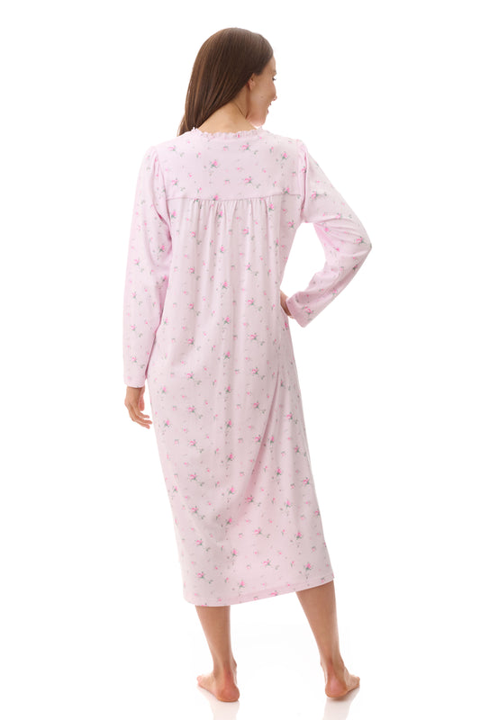 GIVONI: LK Yana Print Mid Length Nightie