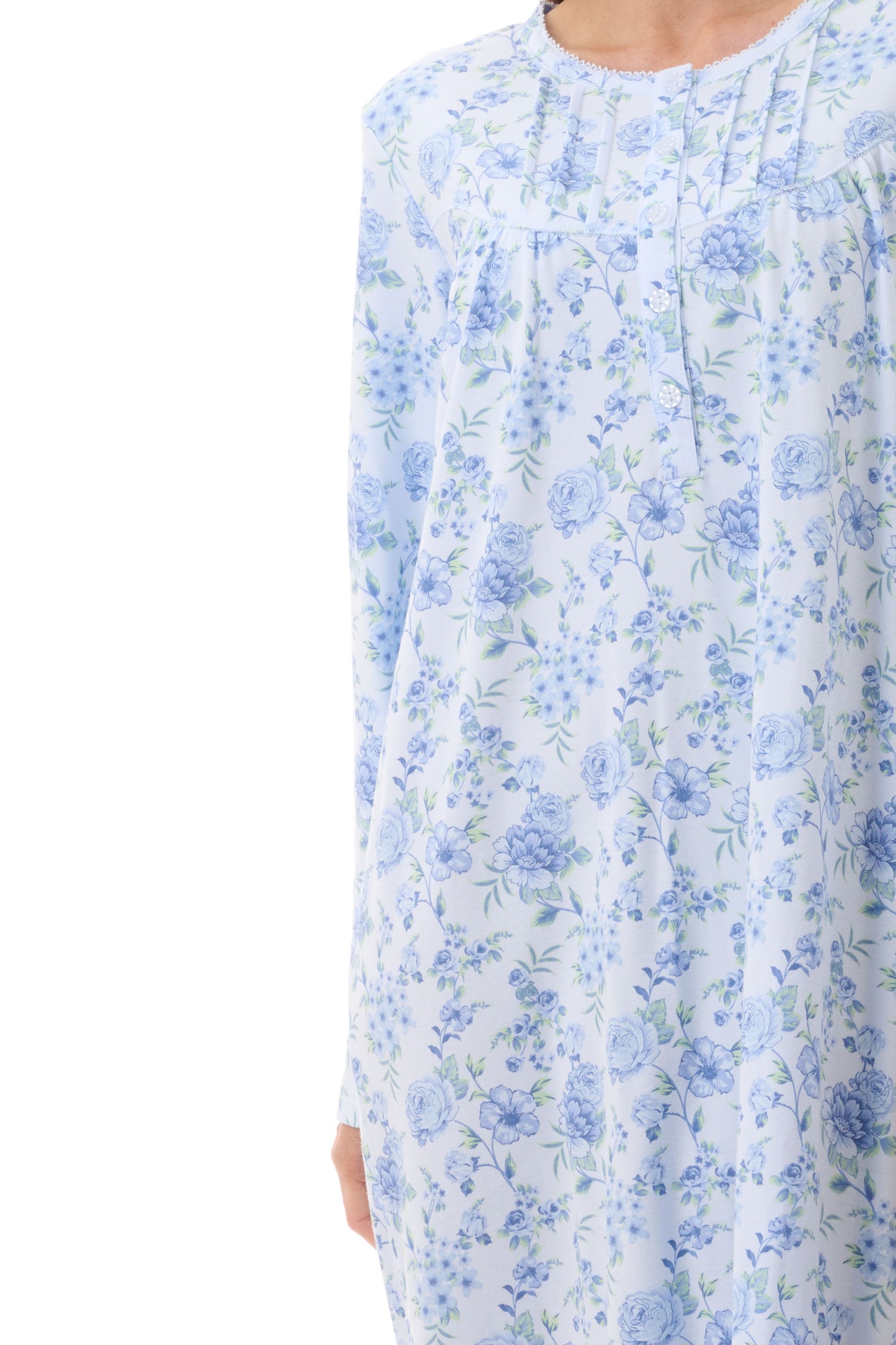 GIVONI: LK Mira Print Mid Length Nightie