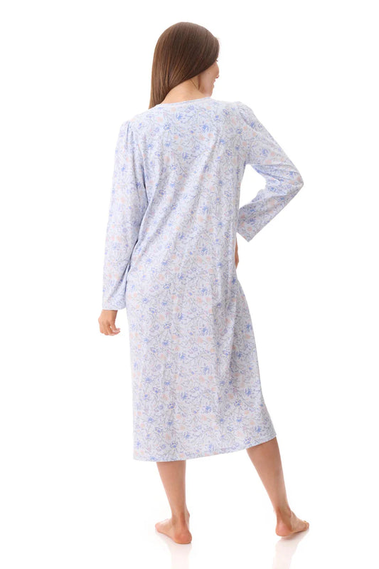 GIVONI LP Poppy Mid Length Nightie Cotton
