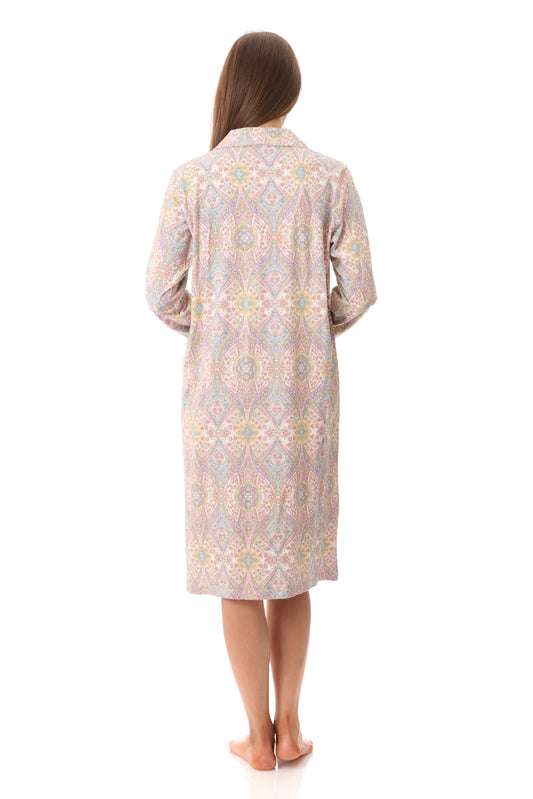 GIVONI: LP Raine Print Mid Length Sleepshirt