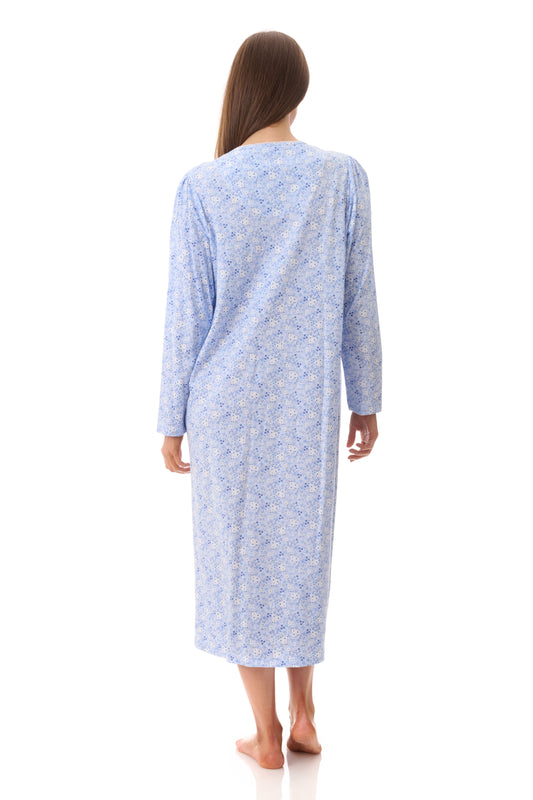GIVONI: LP Katie Print Mid Length Nightie
