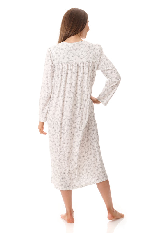 GIVONI: LP Nadia Print Mid Length Nightie #2