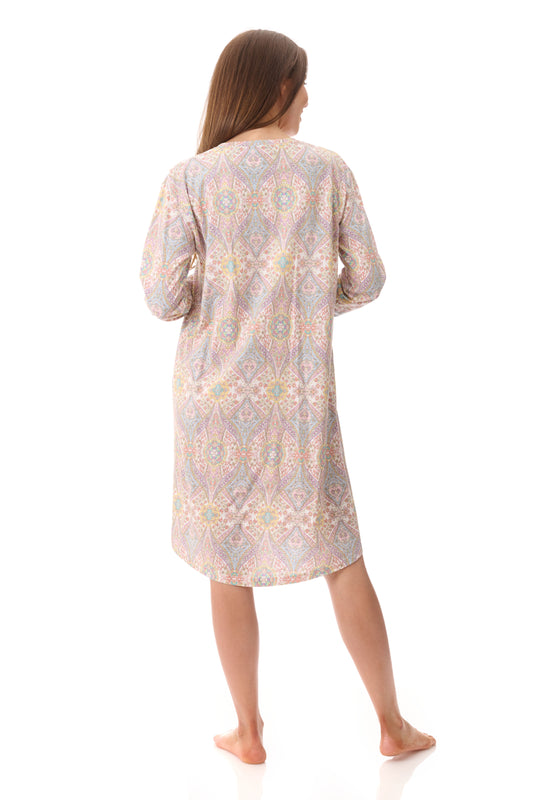 GIVONI: LP Raine Print Short Nightie
