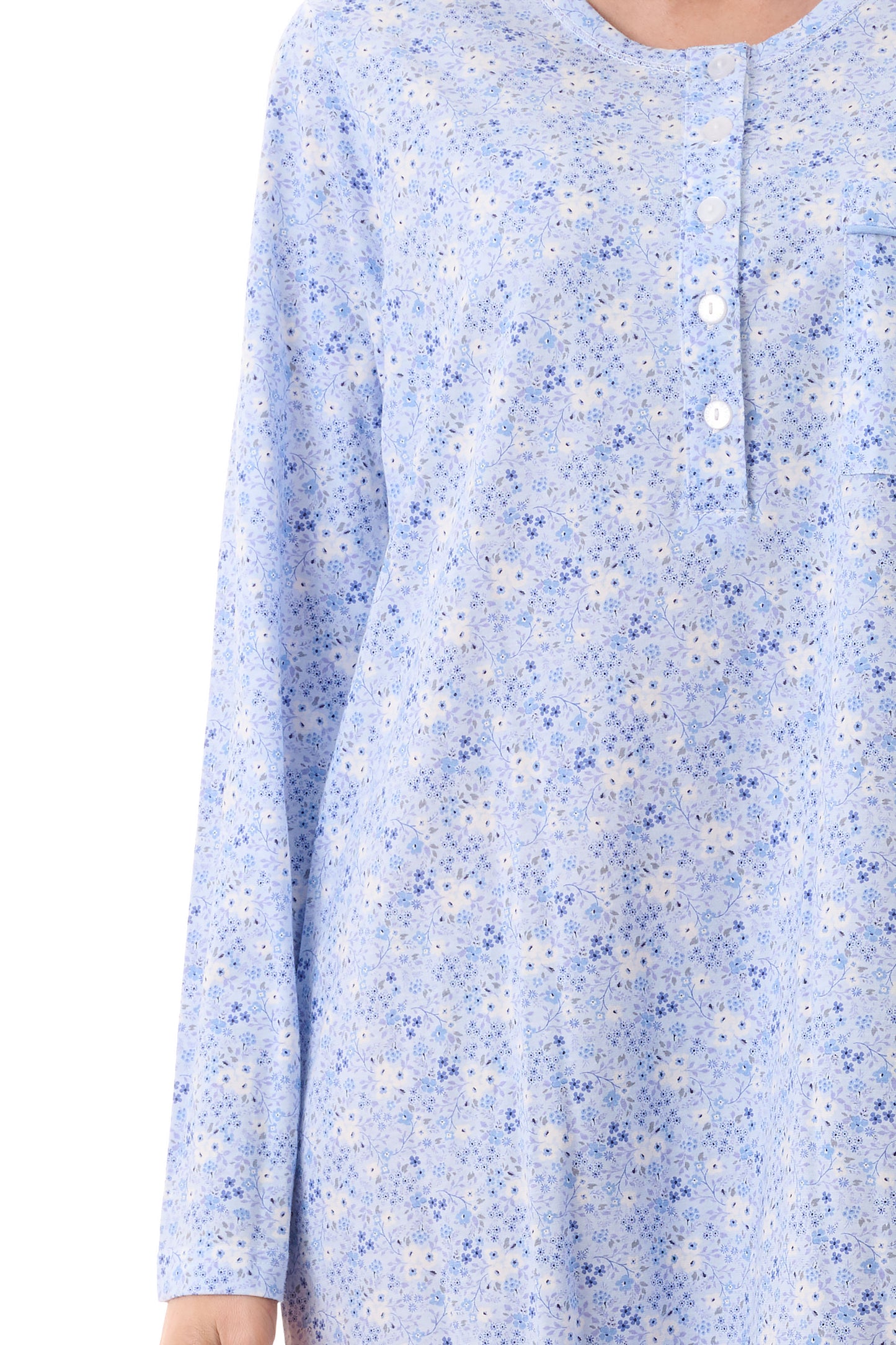 GIVONI: LP Katie Print Short Length Nightie