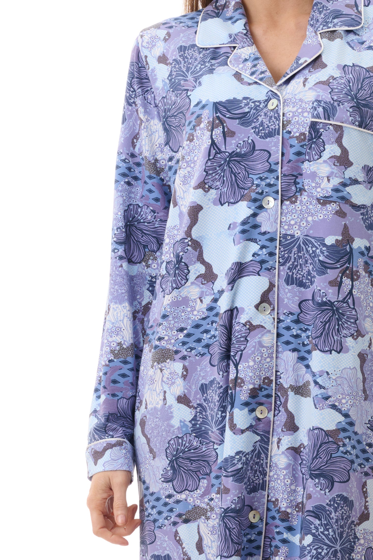 GIVONI: LZ Holly Print Sleepshirt