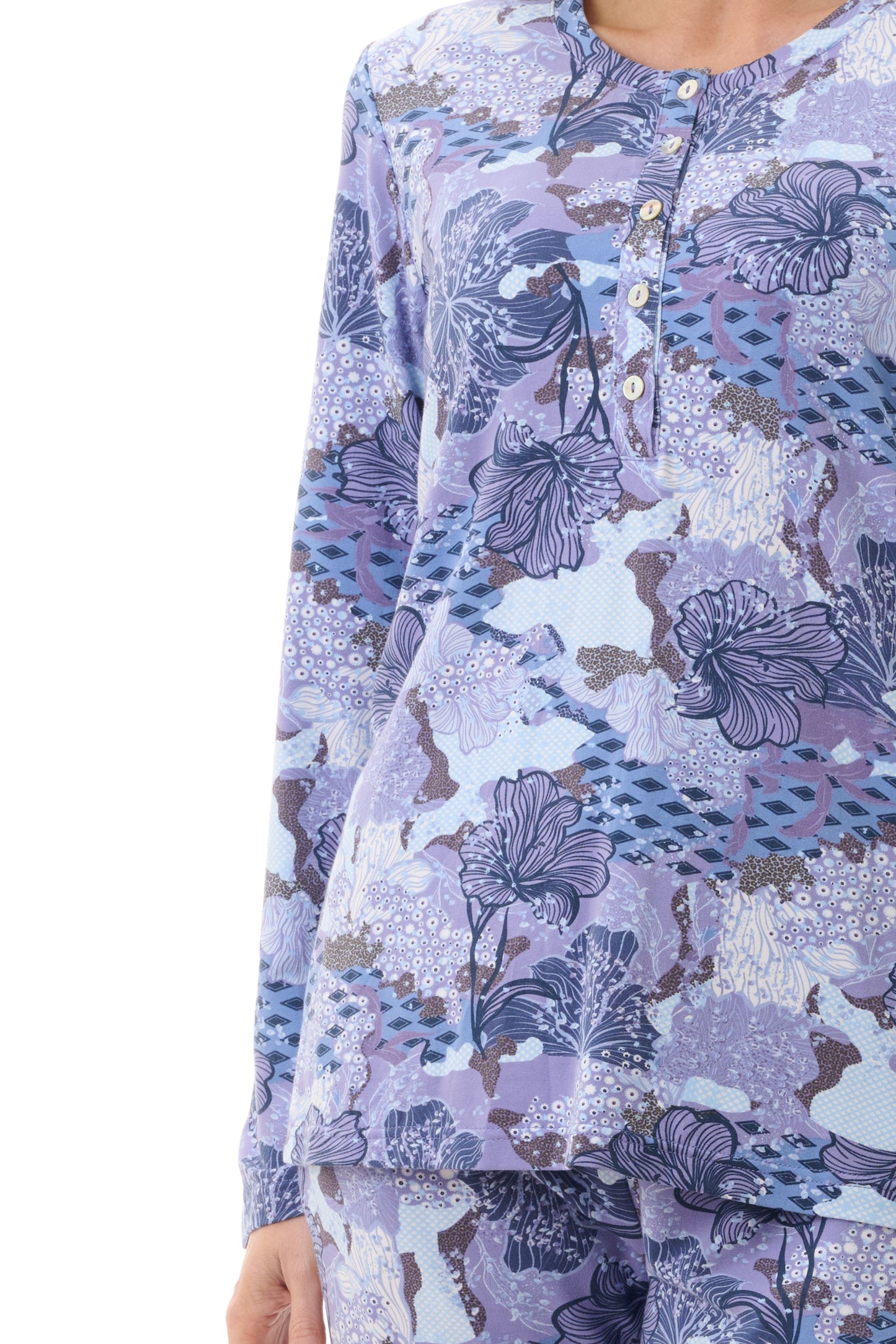GIVONI: LZ Holly Print Long Pant Pyjama