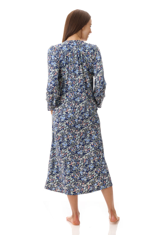 GIVONI: PP Ariel Print Mid Length Zip Brunchcoat