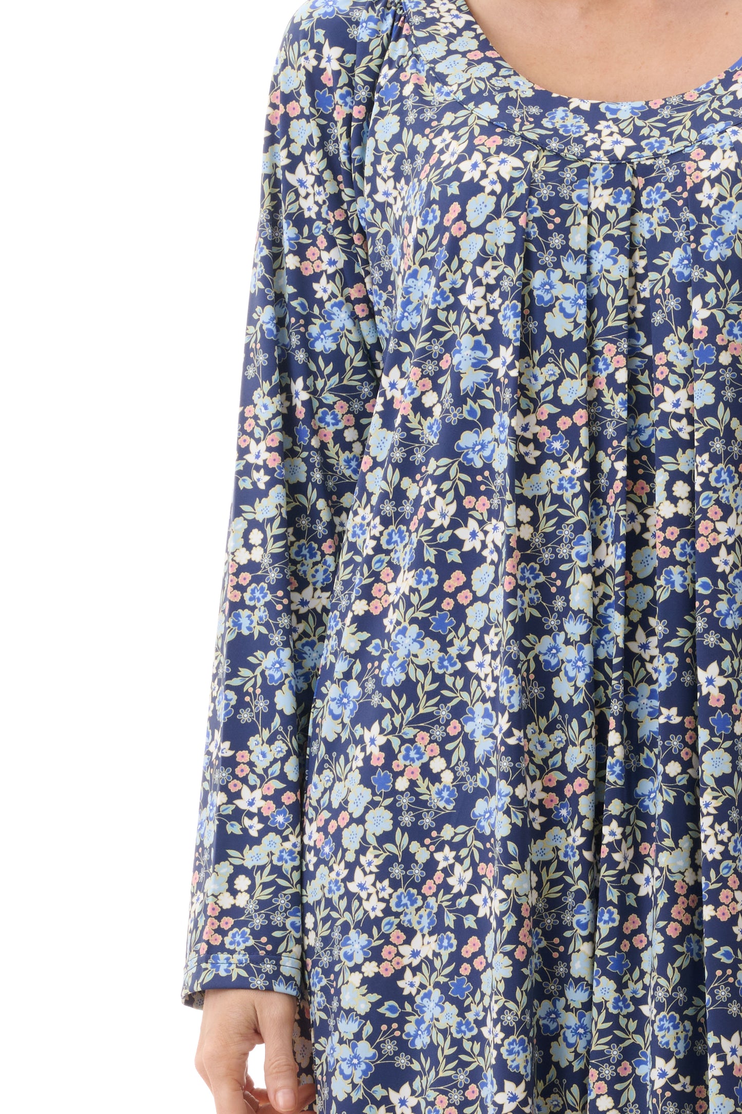 GIVONI: PP Ariel Print Mid Length Nightie
