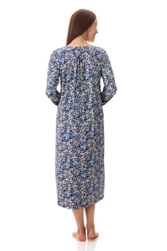 GIVONI: PP Ariel Print Mid Length Nightie