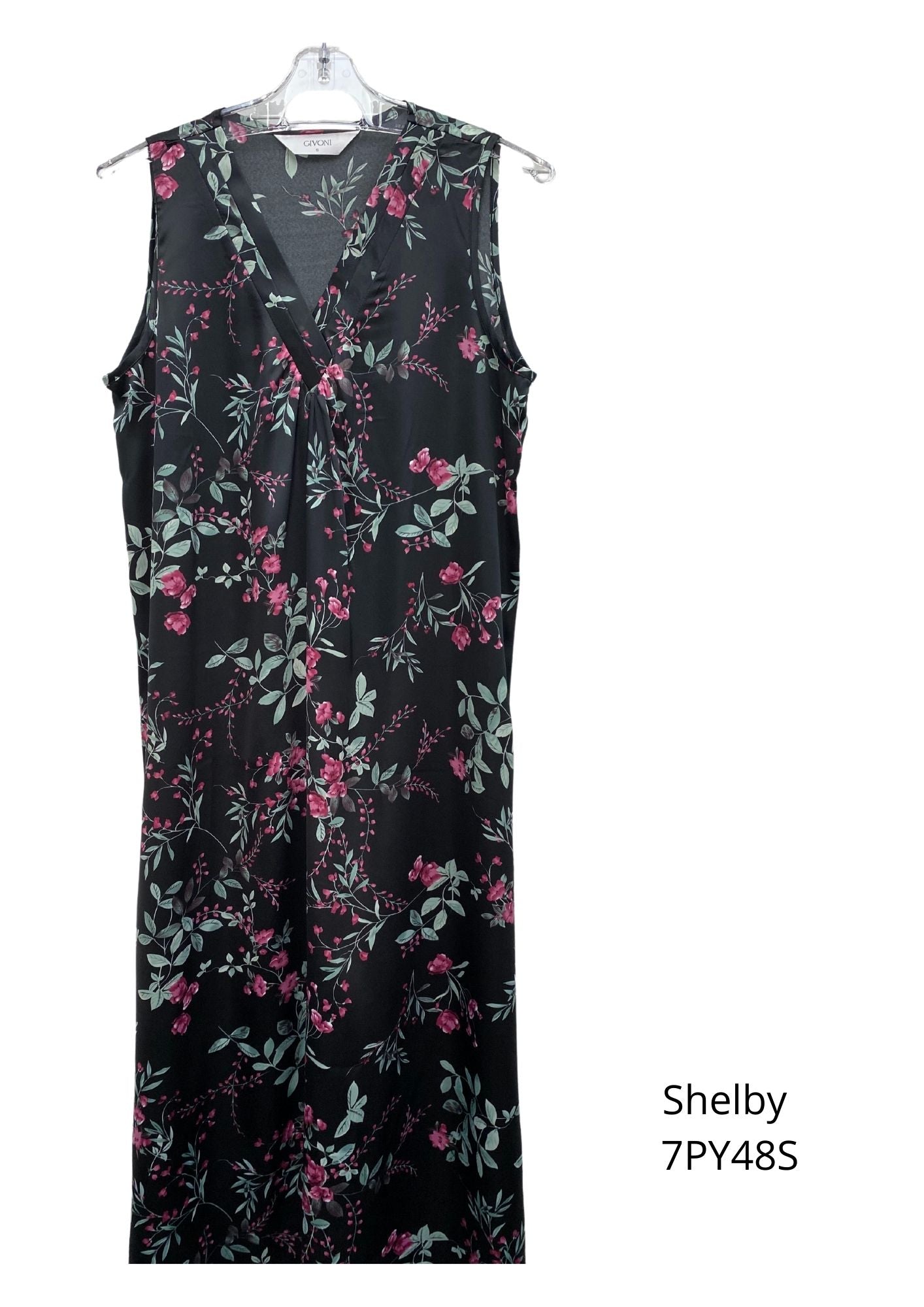 Givoni: Mid length Sleeveless Nightie 'Shelby'