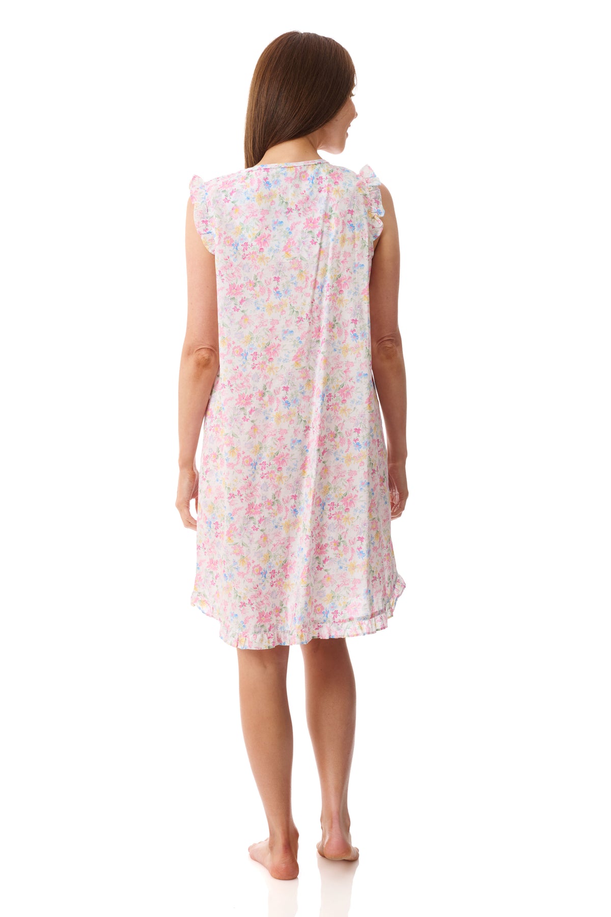 GIVONI - Naples Frill Sleeve Short Nightie