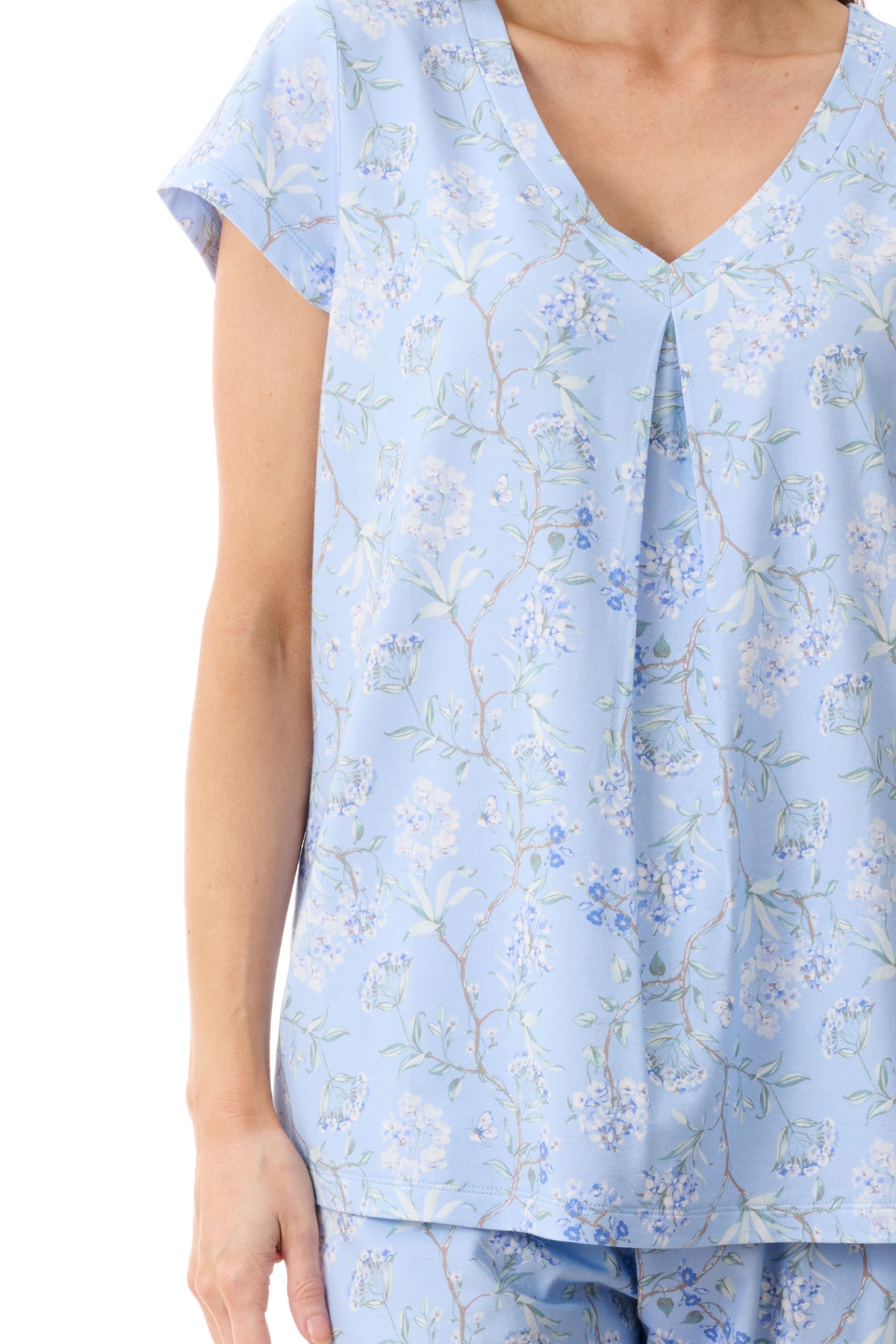 GIVONI - Verona Cap Sleeve Capri Pyjama Set