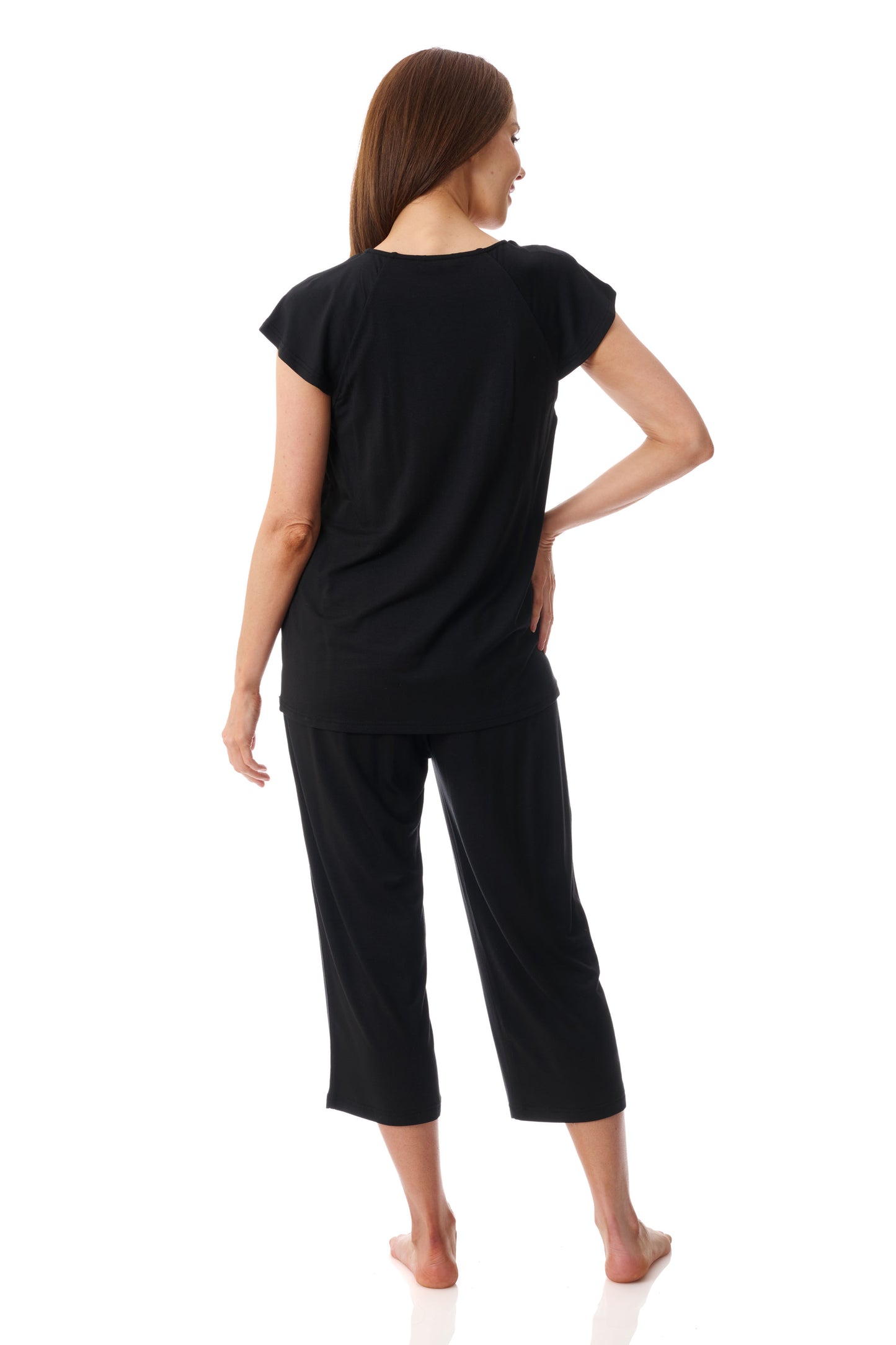 GIVONI - Classic Black Capri Pyjama