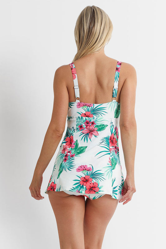 Jantzen : Eden East Mesh Ruffle Swim Dress 1Pce