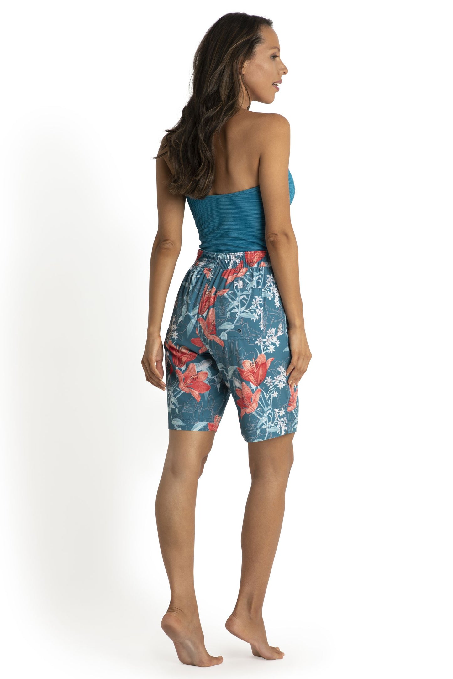 Jantzen: Lily Garden Lower Thigh Board Short