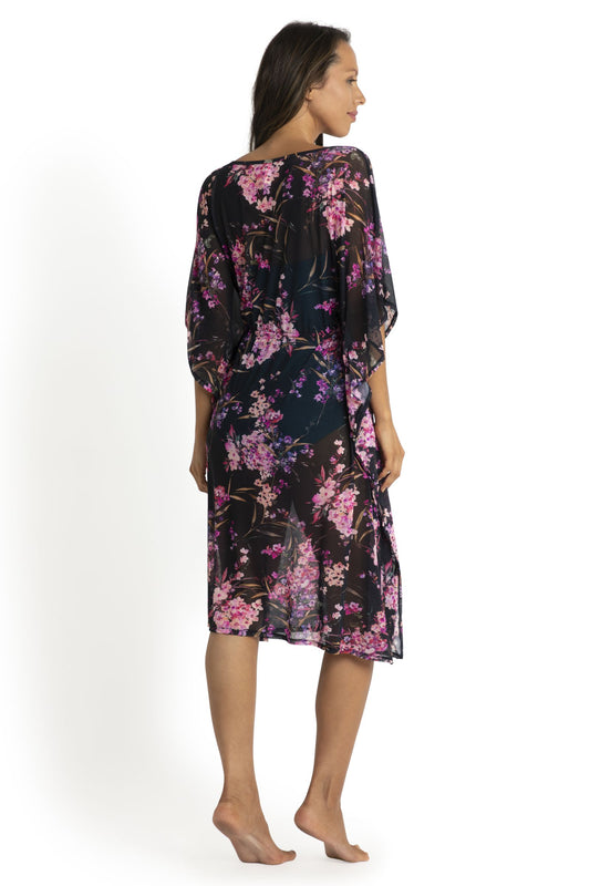 Jantzen: Flora Mesh Capri Kaftan