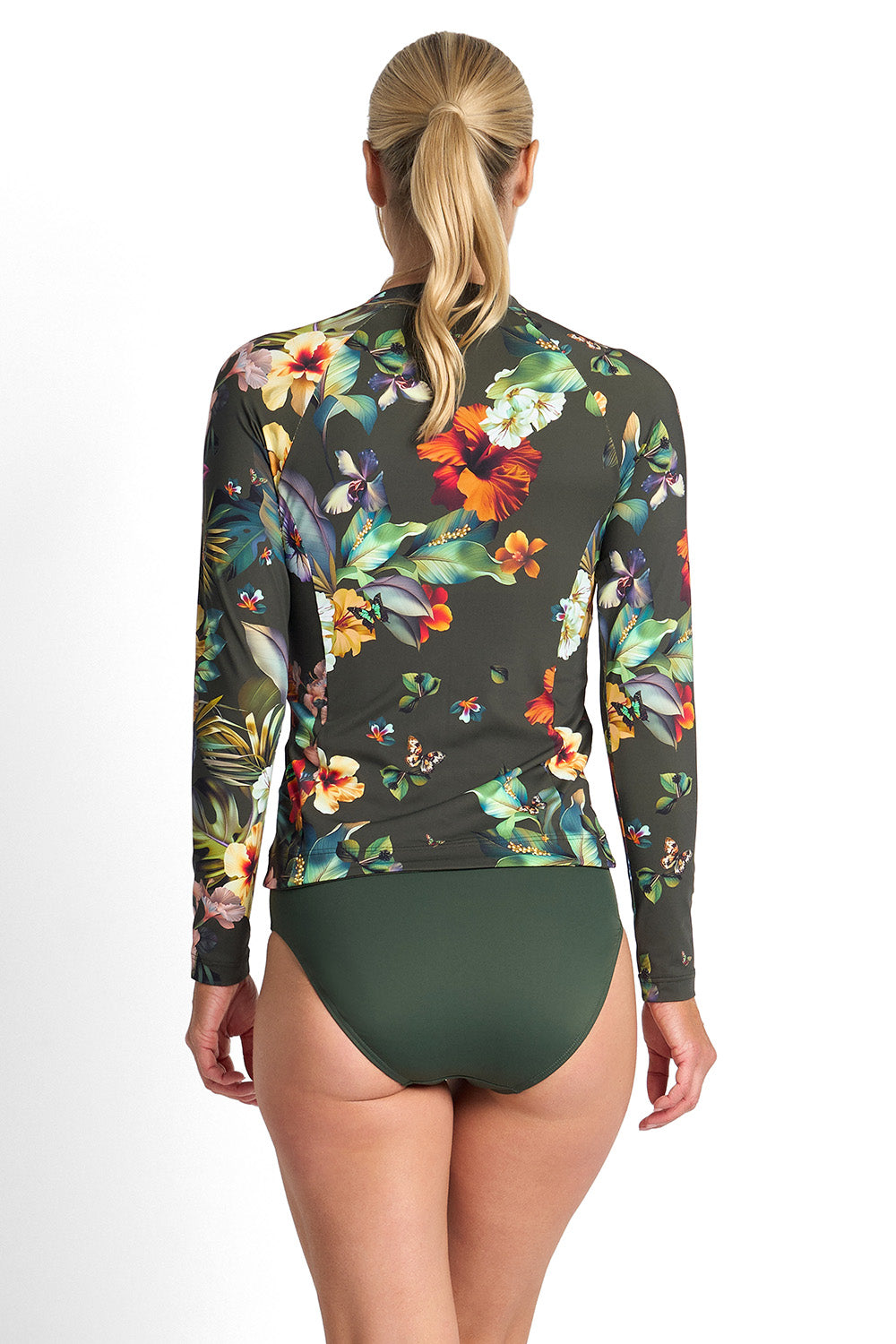 Jantzen : Hibiscus Long Sleeve Mast Rashie