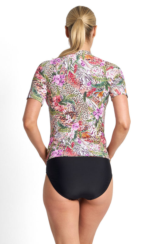 Jantzen : Lilymaze Short Sleeve Mast Rashie