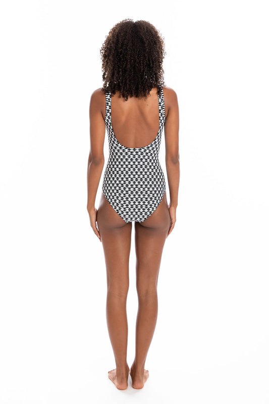 Togs: Odessa Mesh High Neck One Piece