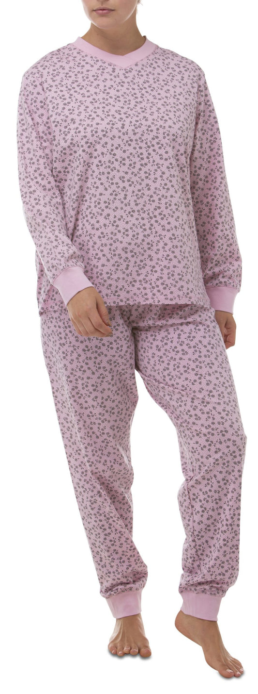 Schrank: Long Sleeve Long Pant Ski Pyjamas. Cotton.