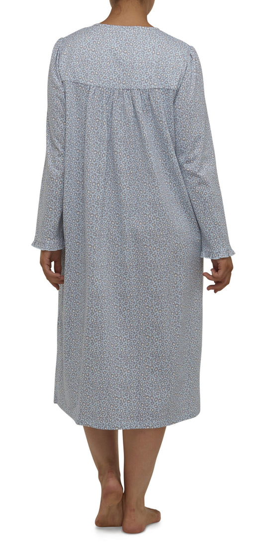 Schrank: Ruffle Nightie Mid Length 'Leopard'