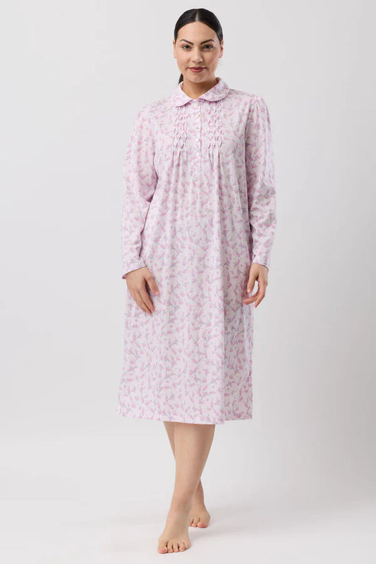 SCHRANK: Jasmine Short Collared Nightie