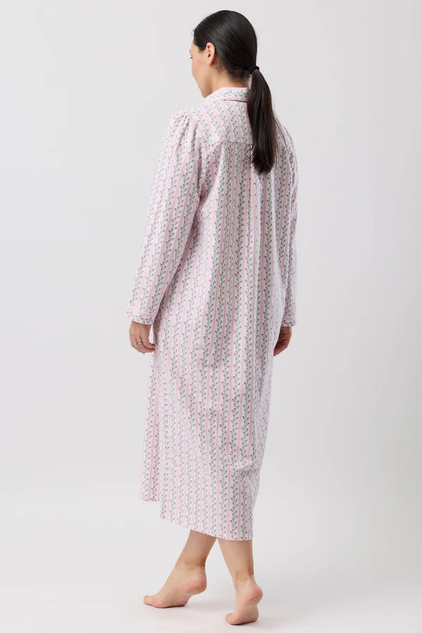 SCHRANK: Tulip Stripe Collared Nightie