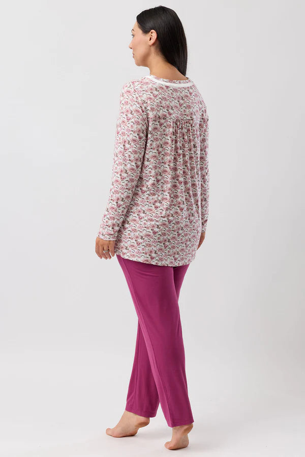 YUU: Bloom Revere Print Long Pant Pyjama #2