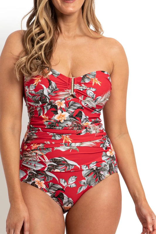 Jantzen: Ayanna Bandeau Swing Singlet Tankini